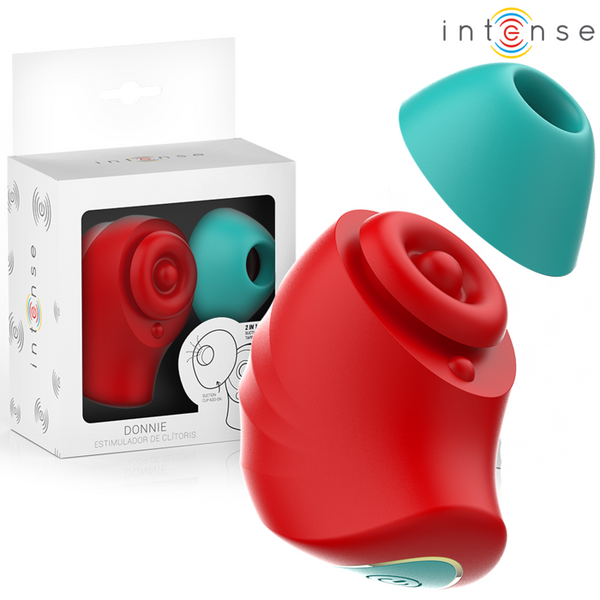 Donnie estimulador clítoris rojo verde