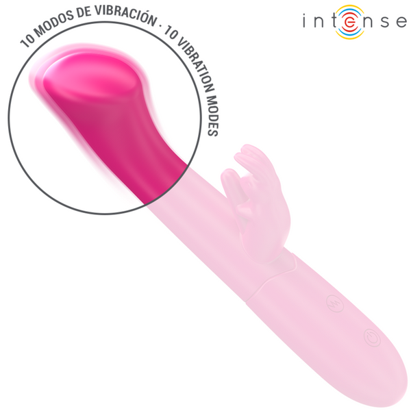 Julieta vibrador rabbit 18 6 cm 10 vibraciones rosa