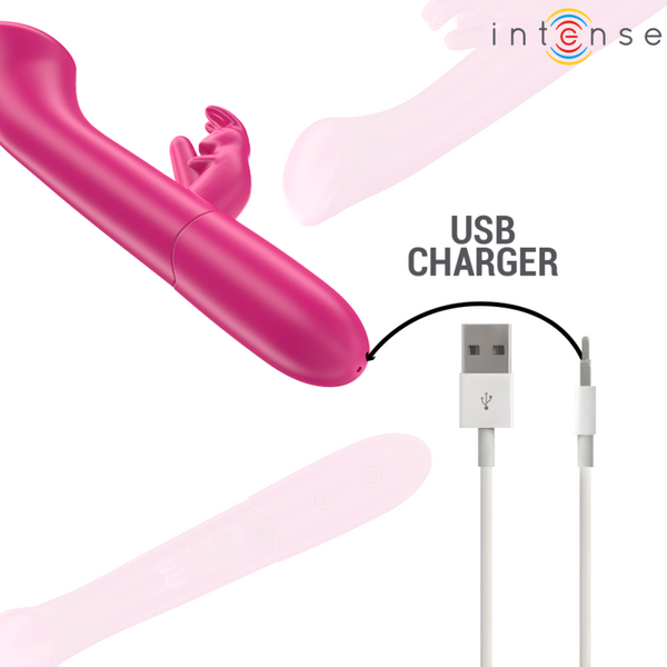 Julieta vibrador rabbit 18 6 cm 10 vibraciones rosa