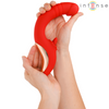 Paulina vibrador y estimulador en forma de u rojo 2