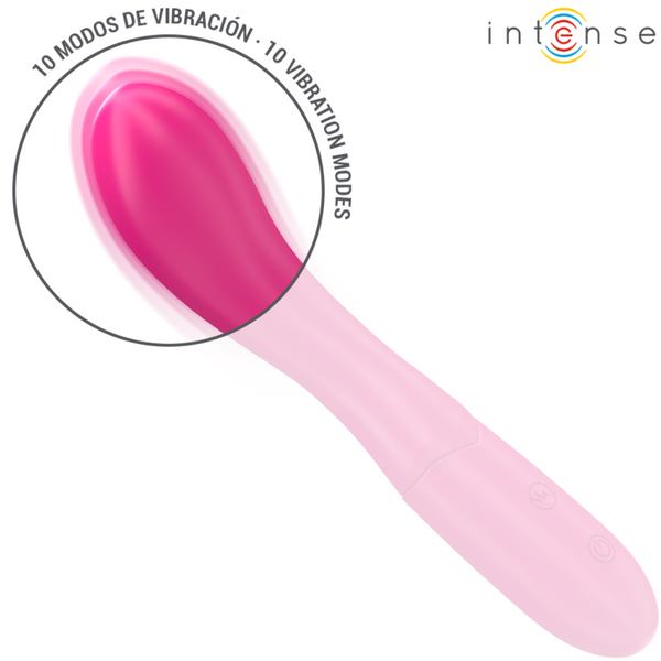Lisette vibrador 19 cm flexible 10 vibraciones rosa