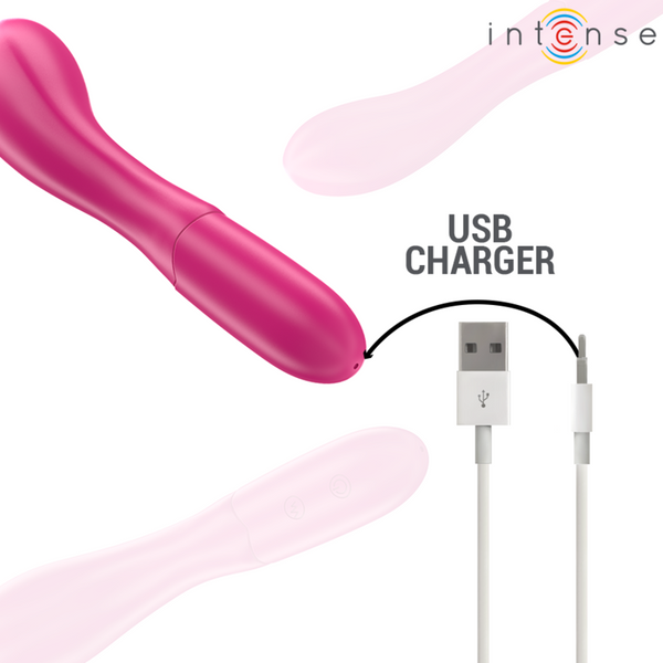 Lisette vibrador 19 cm flexible 10 vibraciones rosa
