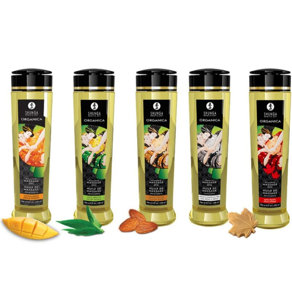 Shunga aceite de masaje orgánico mango 240 ml