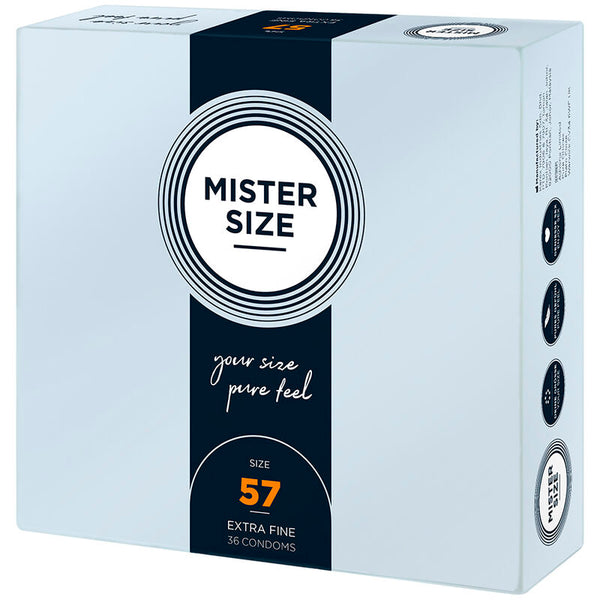 Mister preservativos talla l 57 mm (36 unidades)