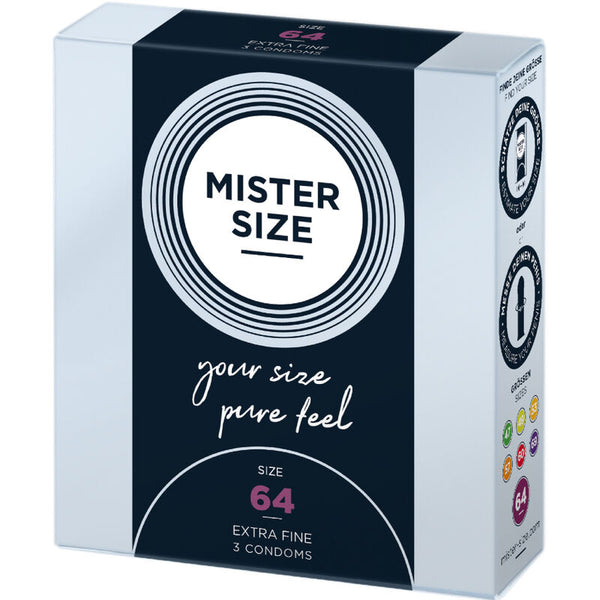 Mister preservativos talla xxl 64 mm (3 unidades)