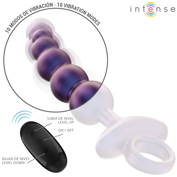 Tito plug anal vibrador modelo 3 control remoto