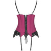 Livco agrafena cf 90436 corset con tanga burdeos s m