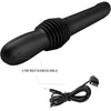 Pazuzu vibrador 3 modos de empuje negro