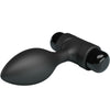 Plug anal vibrador Pretty Vibra con 10 vibraciones negro