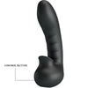 Hobgoblin funda vibradora para dedo 12 vibraciones con estimulador clítoris negro