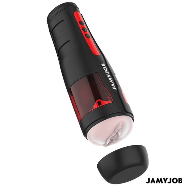 Jamyjob cyclone masturbador vagina automático 10 modos rotación y empuje