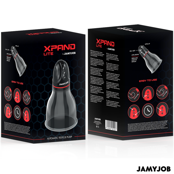 Xpand lite bomba automtica de testículos 3 niveles de succionador gris