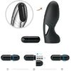 Alan vibrador de dedo silicona negro