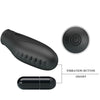Gilo vibrador de dedo silicona negro