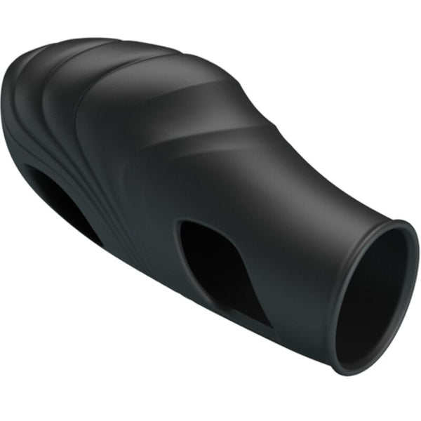 Lich vibrador de dedo silicona negro