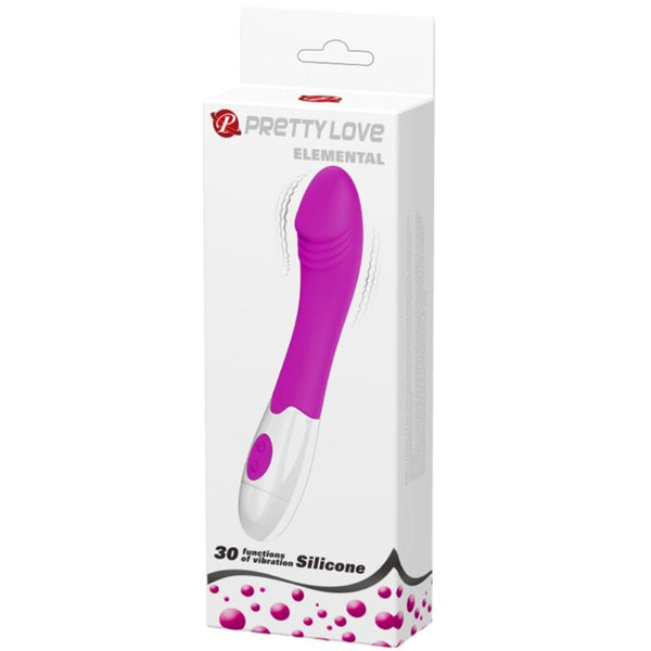 Elemental vibrador 30 modos de vibración morado