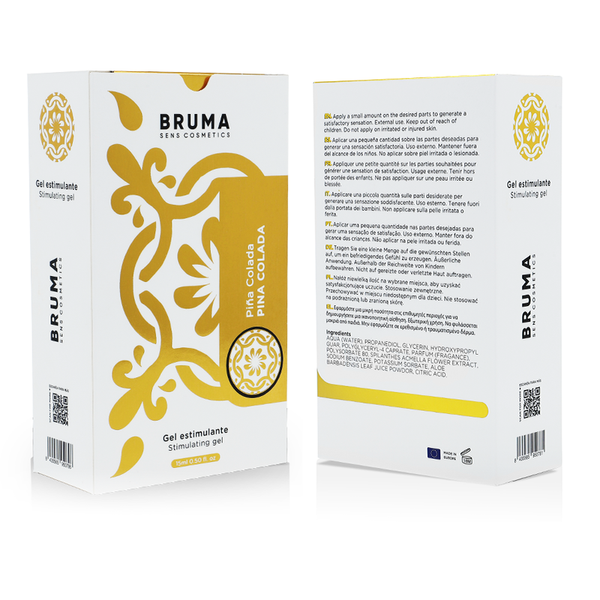 Bruma onagra orgasm gel sabor piña colada