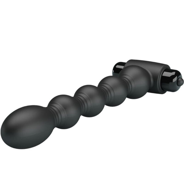 Pretty lynn plug anal silicona 10 vibraciones negro
