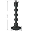 Pretty lynn plug anal silicona 10 vibraciones negro