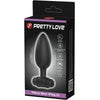 Plug anal vibrador Pretty Vibra 2 con 10 vibraciones negro