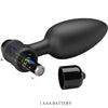 Plug anal vibrador Pretty Vibra 2 con 10 vibraciones negro