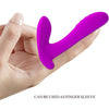 Masajeador y vibrador 12 vibraciones control remoto morado