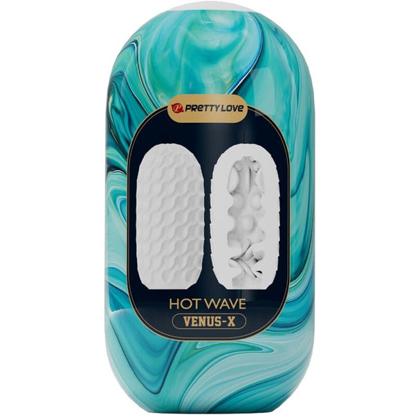 Pretty hot wave masturbador masculino silicona blanco