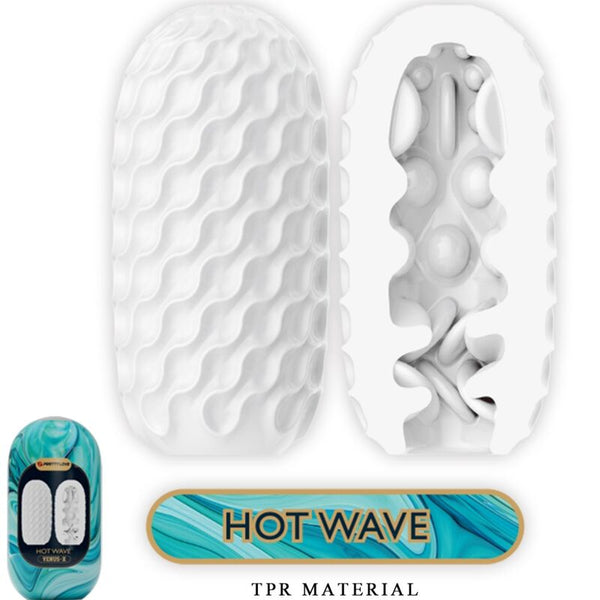 Pretty venus x 15 masturbadores masculinos silicona blanco