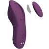 Pretty mane masajeador lay on clítoris 10 vibraciones control remoto morado