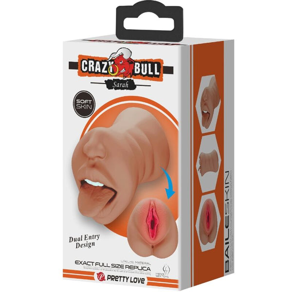 Crazy sarah masturbador doble boca y vagina natural