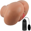 Luna trasero vibrador con vagina y ano realístico control remoto