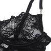 Subblime 954185 babydoll de encaje con tirantes ajustables negro s m