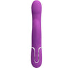 Vibrador y estimulador multifunción 4 en 1 morado