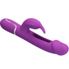 Kampas vibrador rabbit multifunción 3 en 1 morado