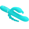Cammy triple vibrador rabbit multifunción 4 en 1 azul