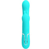 Cammy triple vibrador rabbit multifunción 4 en 1 azul