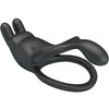 Seth doble anillo vibrador rabbit 7 vibraciones negro