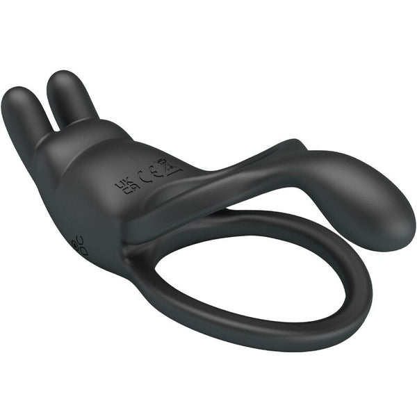 Seth doble anillo vibrador rabbit 7 vibraciones negro