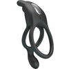 Seth doble anillo vibrador rabbit 7 vibraciones negro