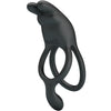 Seth doble anillo vibrador rabbit 7 vibraciones negro