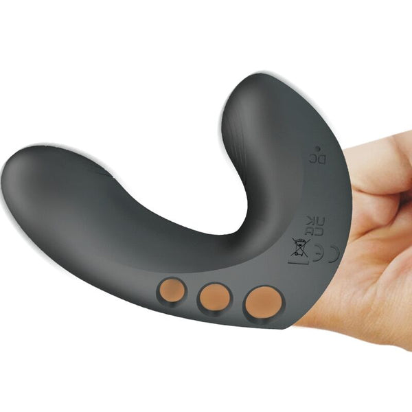 Camelia vibrador de dedo 7 vibraciones negro