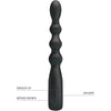 Federer vibrador anal 12 vibraciones negro