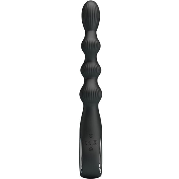 Federer vibrador anal 12 vibraciones negro