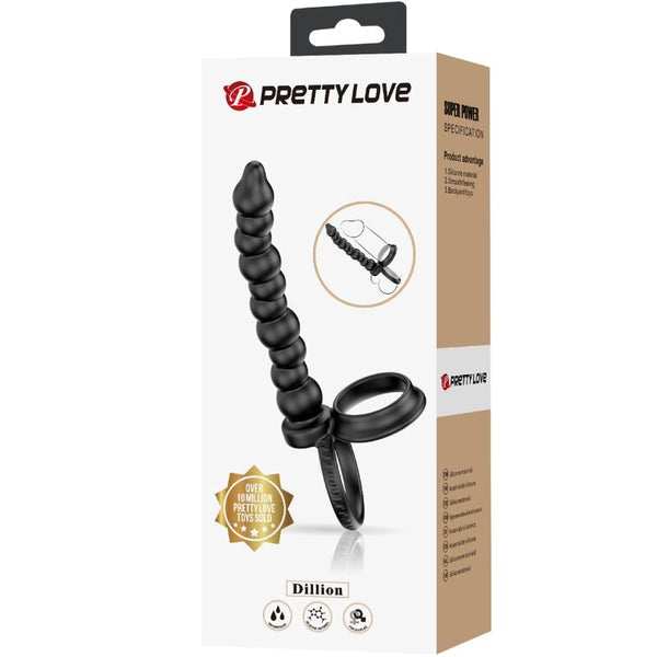 Pretty dillion anillo pene para donle penetación negro