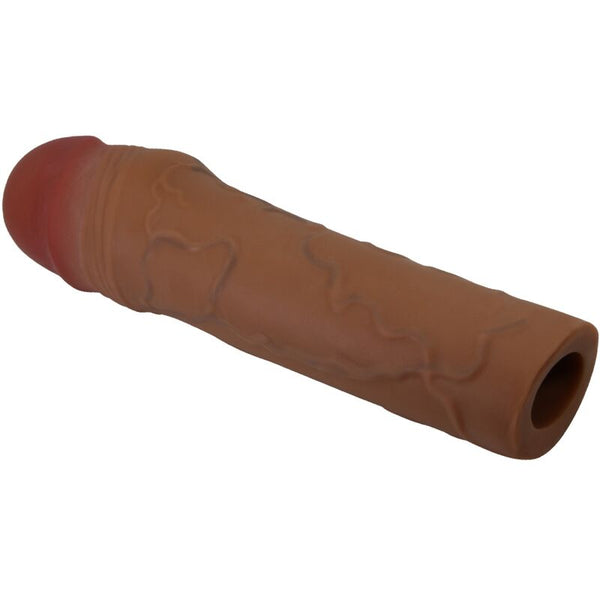 Pretty chane funda para pene con extensión de 5 cm mulato
