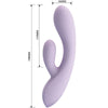 Rosolyn vibrador rabbit 10 vibraciones morado