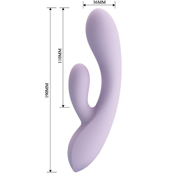 Rosolyn vibrador rabbit 10 vibraciones morado