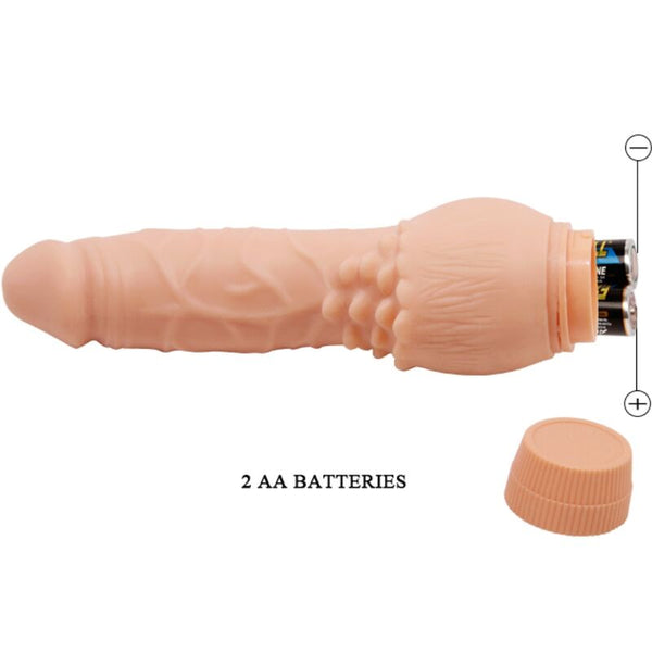 Barbara vibrador realístico 19.5 cm natural
