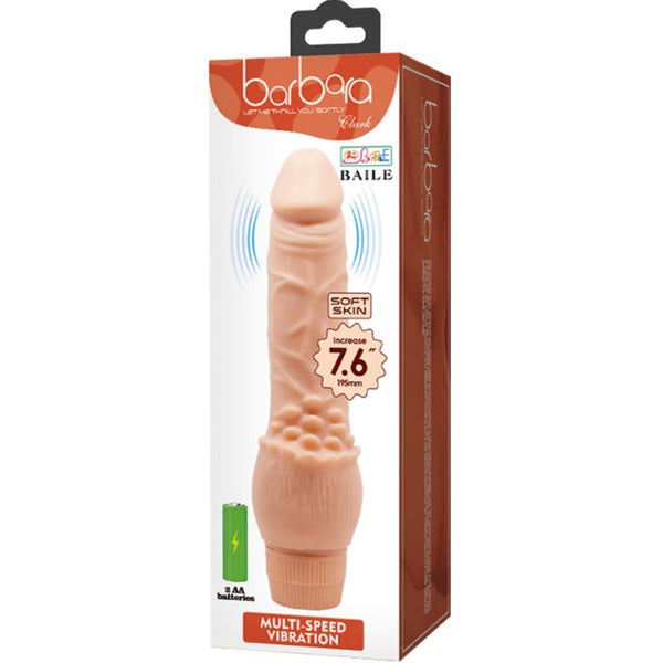 Barbara vibrador realístico 19.5 cm natural