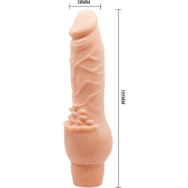Barbara vibrador realístico 19.5 cm natural
